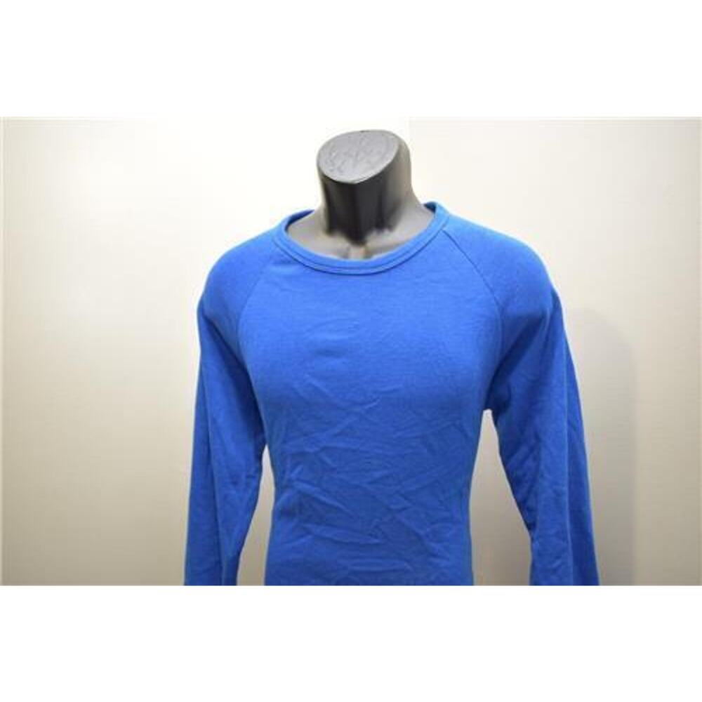 Onia Crew Neck Sweater Blue Cotton Polyester Long Sleeve‎ Mens Size Medium